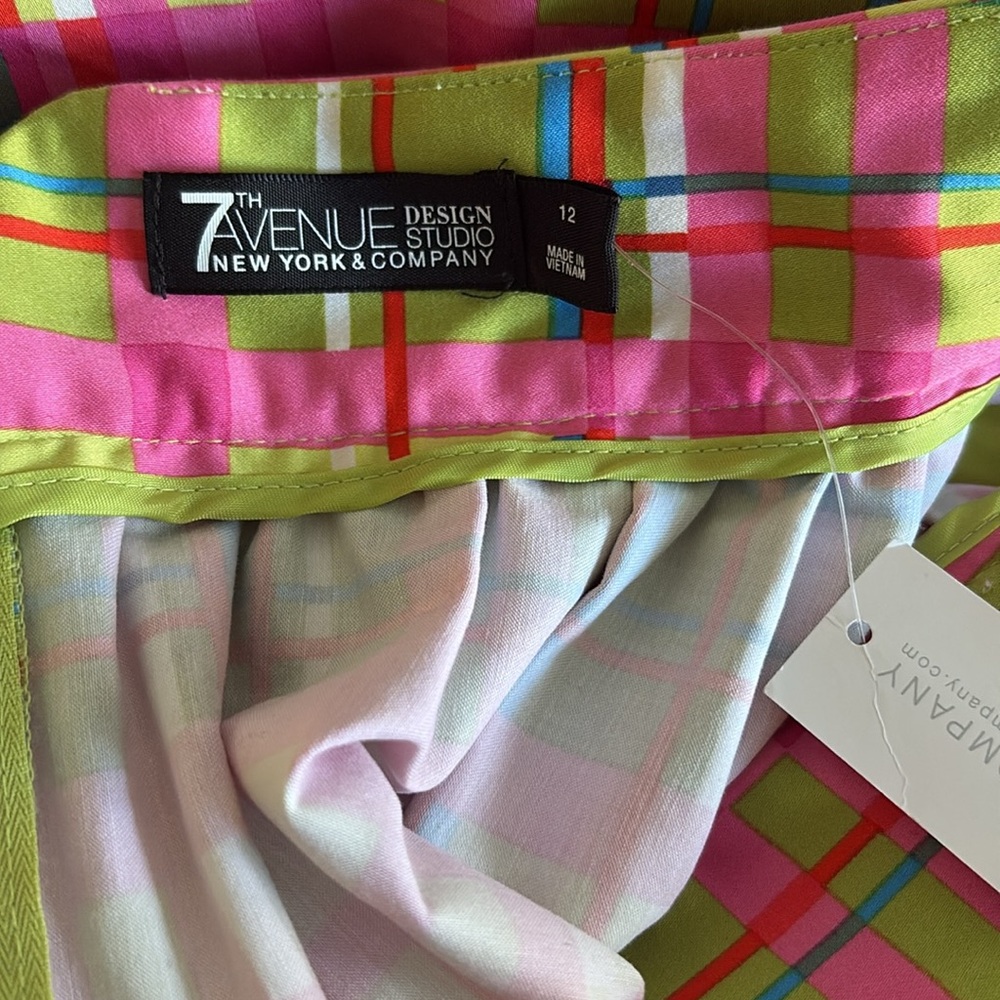 New York & Company Plaid Midi Skirt - Picture 8 of 11